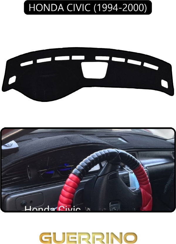 Ett Honda Cıvıc 1994-2000Torpido Koruma Halısı Siyah Kenar  - Image 1