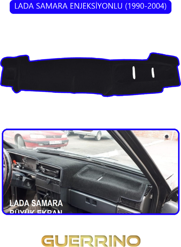 Ett Lada Samara Enjeksiyonlu 1990-2004Torpido Koruma Halısı Mavi Kenar  - Image 1