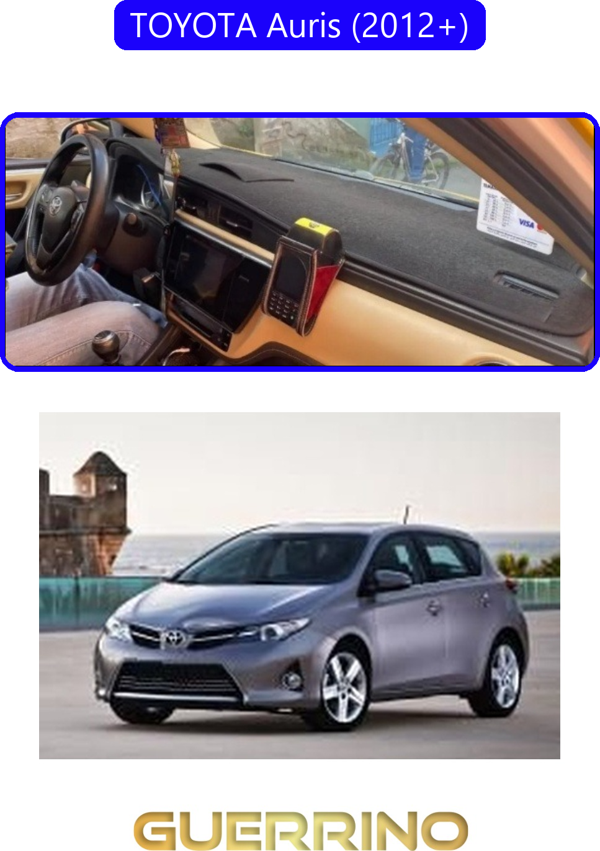 Ett Toyota Auris (2012-2013)Torpido Koruma Halısı Mavi Kenar  - Image 1