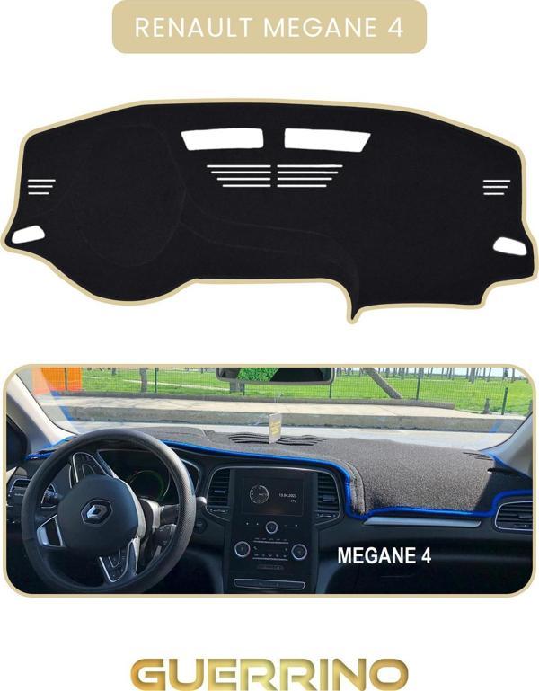 Ett Renault Megane 4 Torpido Koruma Halısı Bej Kenar  - Image 1