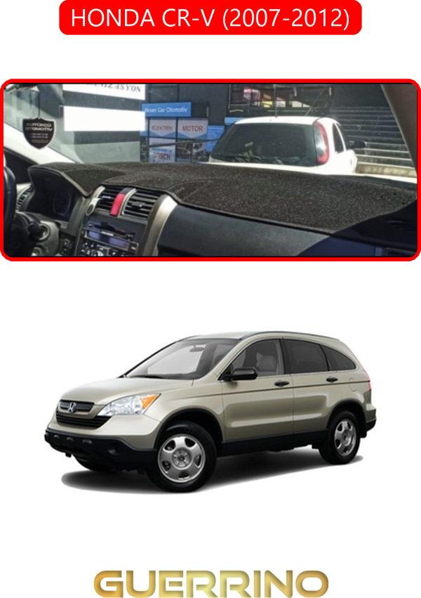 Ett Honda Cr-V 2007-2012Torpido Koruma Halısı Kırmızı Kenar  - Image 1
