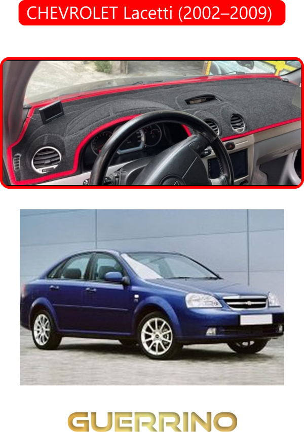 Ett Chevrolet Lacetti (2002–2009) Torpido Koruma Halısı Kırmızı Kenar  - Image 1