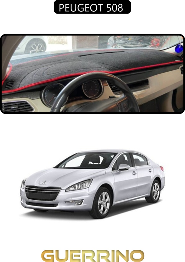 Ett Peugeot 508 Torpido Koruma Halısı Siyah Kenar  - Image 1
