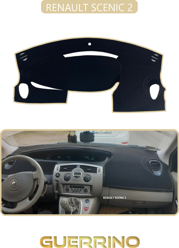 Ett Renault Scenıc 2Torpido Koruma Halısı Bej Kenar  - Image 1