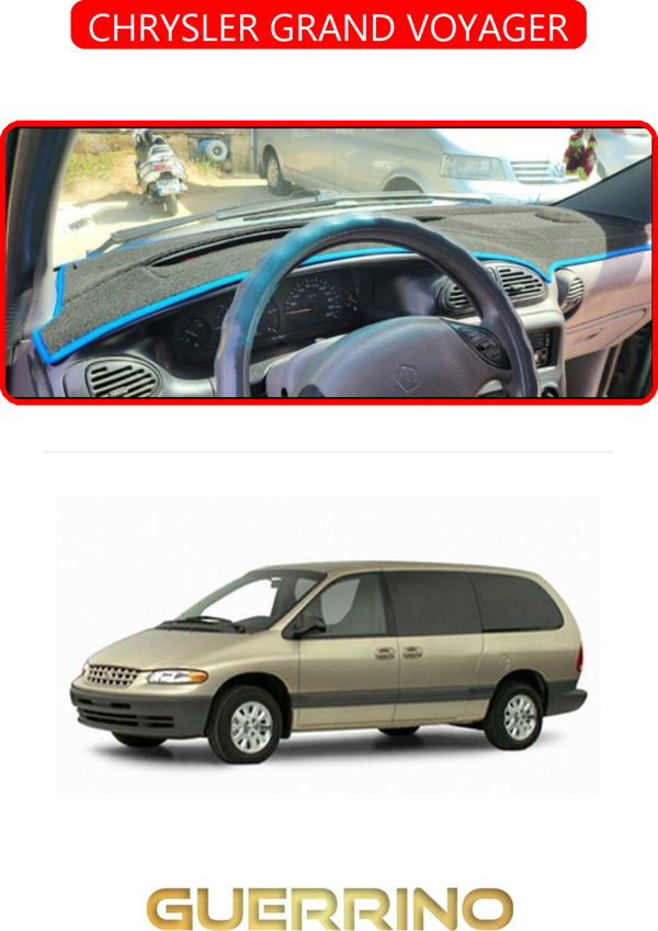 Ett Chrysler Grand Voyagertorpido Koruma Halısı Kırmızı Kenar  - Image 1