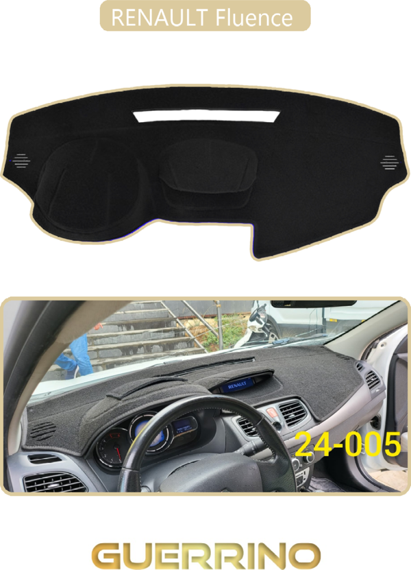 Ett Renault Fluence Torpido Koruma Halısı Bej Kenar  - Image 1