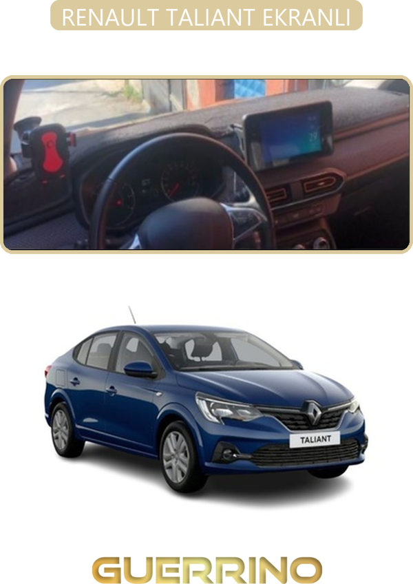 Ett Renault Talıant Ekranlıtorpido Koruma Halısı Bej Kenar  - Image 1