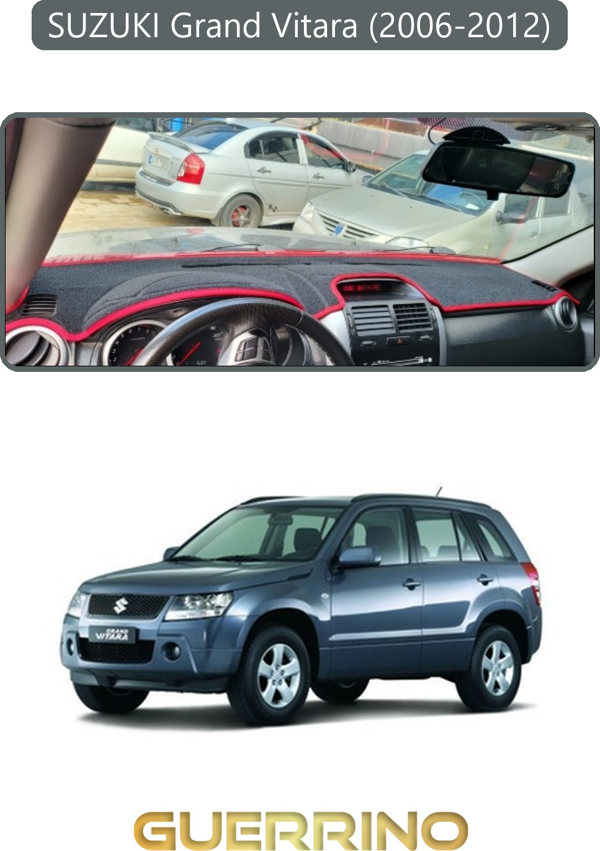 Ett Suzukı Grand Vitara (2006-2012) Torpido Koruma Halısı Gri Kenar  - Image 1