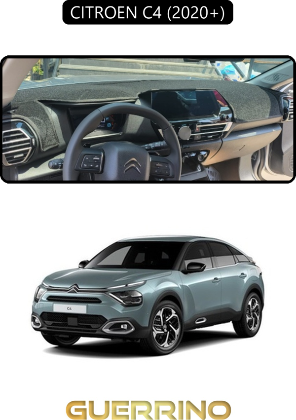 Ett Cıtroen C4 2020+Torpido Koruma Halısı Siyah Kenar  - Image 1