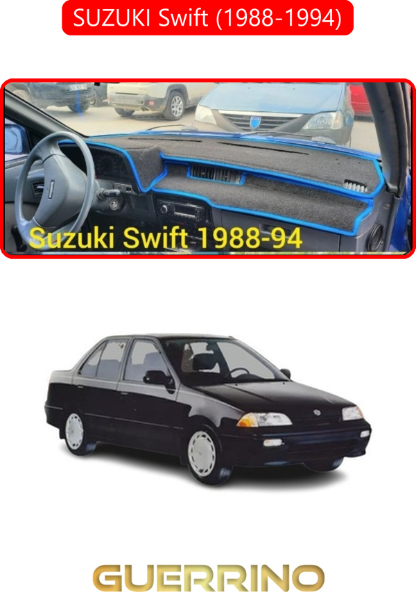 Ett Suzukı Swift  (1988-1994)Torpido Koruma Halısı Kırmızı Kenar  - Image 1