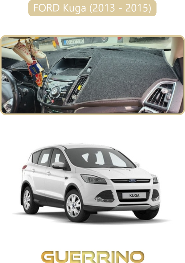 Ett Ford Kuga (2013 - 2015)Torpido Koruma Halısı Bej Kenar  - Image 1