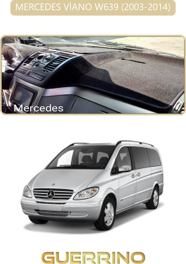Ett Mercedes Viano W639 2003-2014Torpido Koruma Halısı Bej Kenar  - Image 1