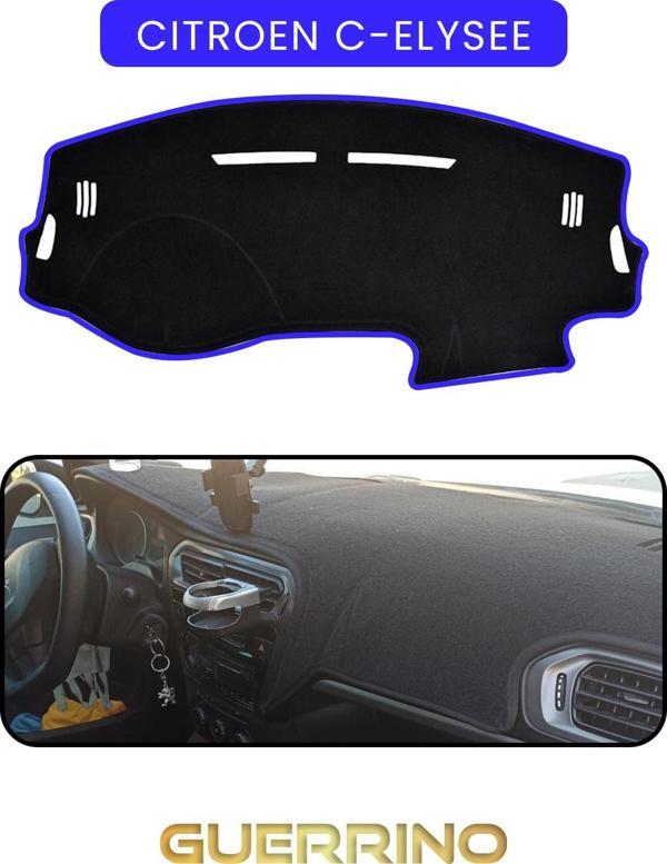 Ett Cıtroen C-Elysee - Peugeot 301 Uzuntorpido Koruma Halısı Mavi Kenar  - Image 1