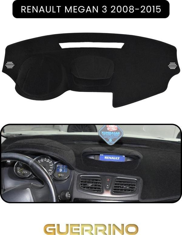 Ett Renault Megan 3 (2008-2015)Torpido Koruma Halısı Siyah Kenar  - Image 1