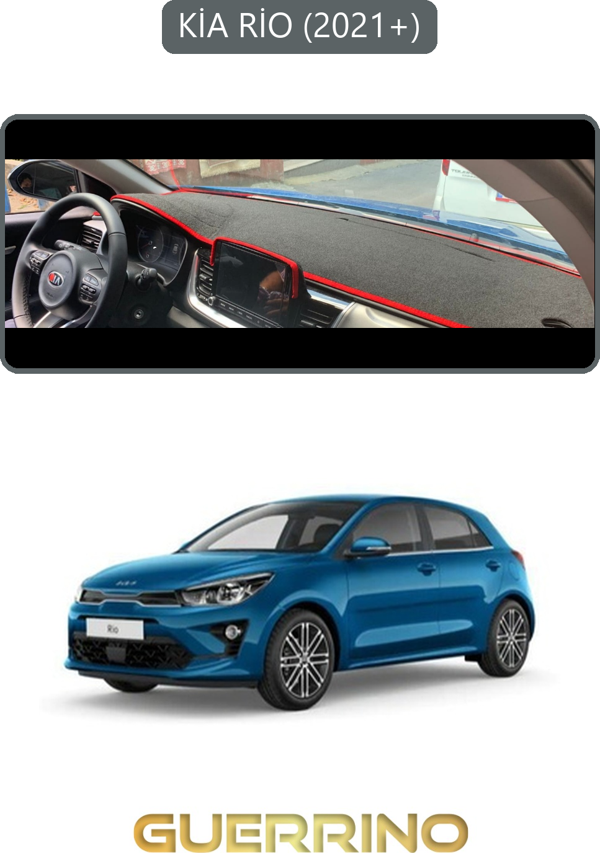 Ett Kia Rio 2021+Torpido Koruma Halısı Gri Kenar  - Image 1