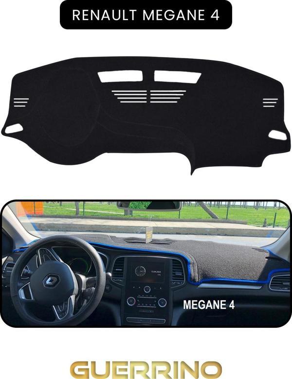 Ett Renault Megane 4 Torpido Koruma Halısı Siyah Kenar  - Image 1