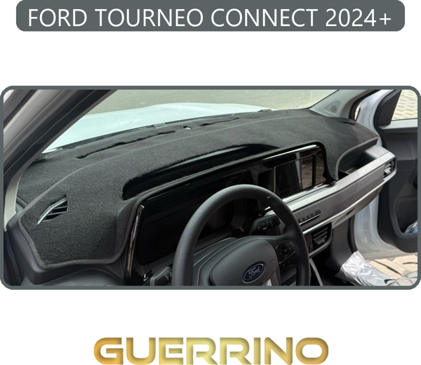 Ett Ford Torneo Courıer 2023+ Torpido Koruma Halısı Gri Kenar  - Image 1