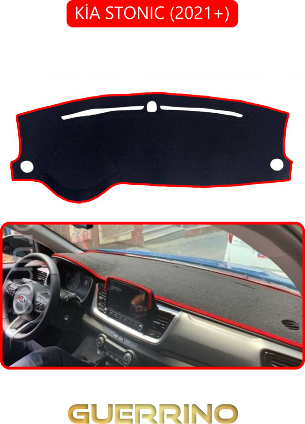 Ett Kia Stonıc 2021+Torpido Koruma Halısı Kırmızı Kenar  - Image 1