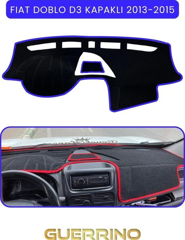 Ett Fıat Doblo D3 Kapaklı 2013-15 Modellerine Uyguntorpido Koruma Halısı Mavi Kenar  - Image 1