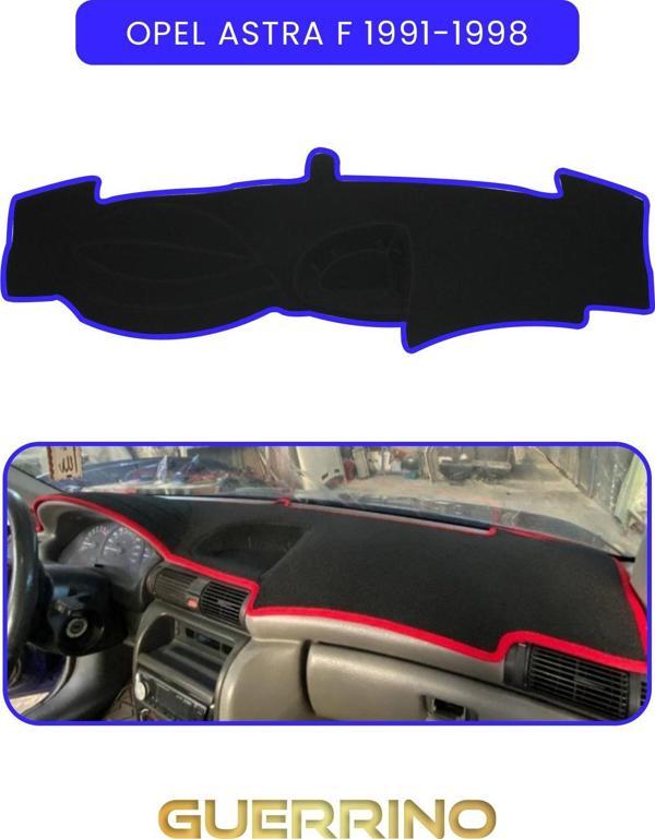 Ett Opel Astra F 1991-1998Torpido Koruma Halısı Mavi Kenar  - Image 1