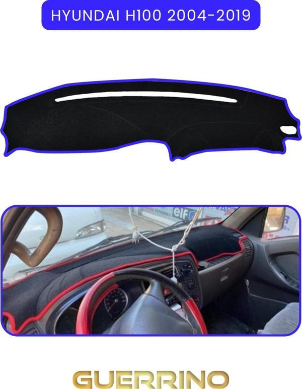 Ett Hyundai H100 2004-2019Torpido Koruma Halısı Mavi Kenar  - Image 1