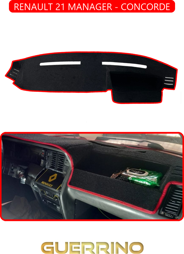 Ett Renault 21 Manager - Concordetorpido Koruma Halısı Kırmızı Kenar  - Image 1