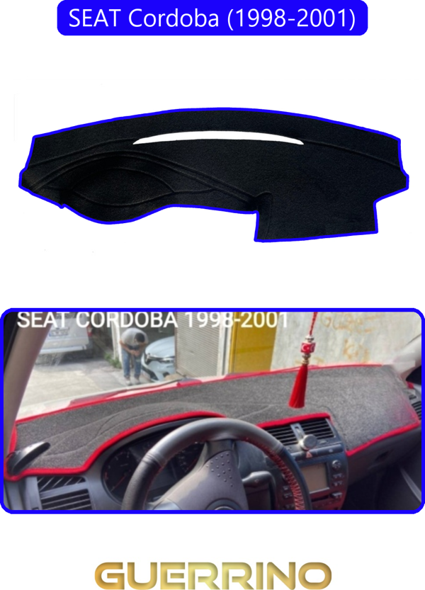 Ett Seat Cordoba (1998-2001)Torpido Koruma Halısı Mavi Kenar  - Image 1