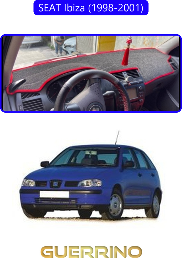 Ett Seat Ibiza (1998-2001)Torpido Koruma Halısı Mavi Kenar  - Image 1