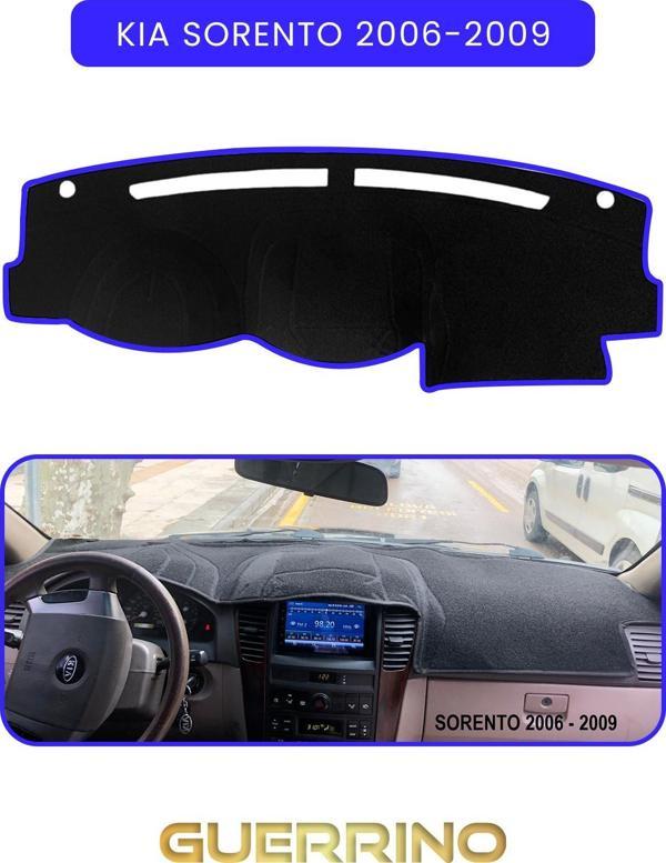 Ett Kia Sorento 2006-2009Torpido Koruma Halısı Mavi Kenar  - Image 1