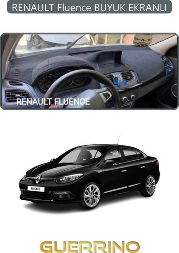 Ett Renault Fluence Buyuk Ekranlıtorpido Koruma Halısı Gri Kenar  - Image 1