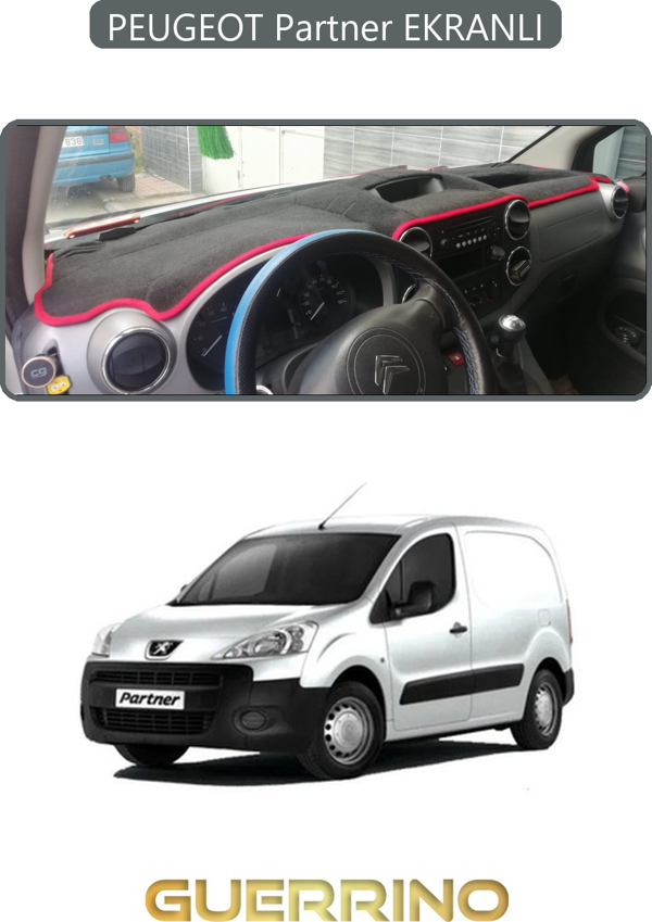 Ett Peugeot Partner Ekranlıtorpido Koruma Halısı Gri Kenar  - Image 1