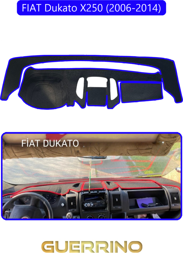 Ett Fıat Dukato X250 2006-2014 Modellerine Uyguntorpido Koruma Halısı Mavi Kenar  - Image 1