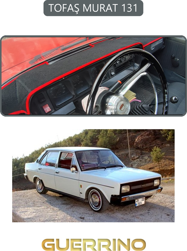 Ett Tofaş Murat 131Torpido Koruma Halısı Gri Kenar  - Image 1