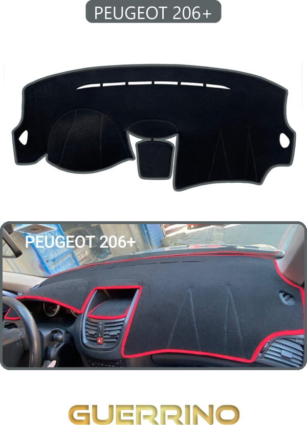 Ett Peugeot 206+Torpido Koruma Halısı Gri Kenar  - Image 1