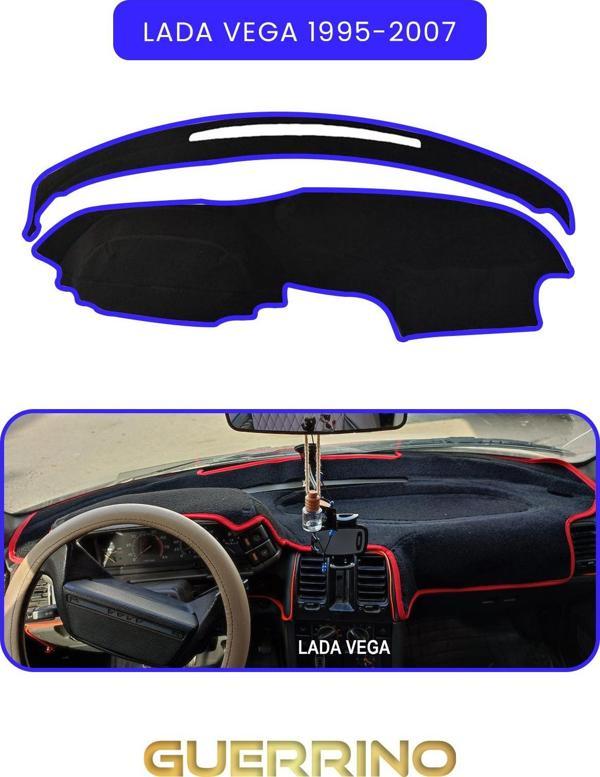 Ett Lada Vega 1995-2007Torpido Koruma Halısı Mavi Kenar  - Image 1