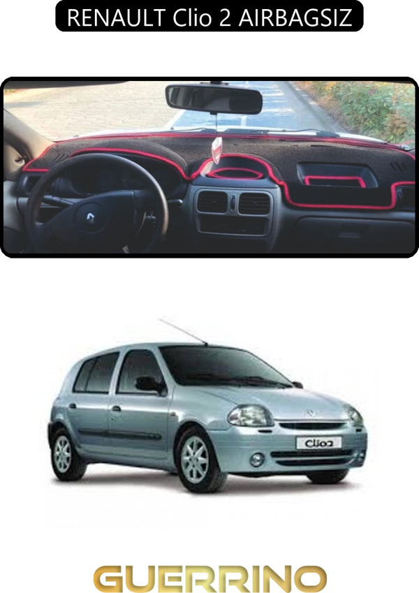 Ett Renault Clio 2 Aırbagsıztorpido Koruma Halısı Siyah Kenar  - Image 1
