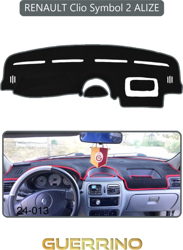 Ett Renault Clio Symbol 2 Alızetorpido Koruma Halısı Gri Kenar  - Image 1