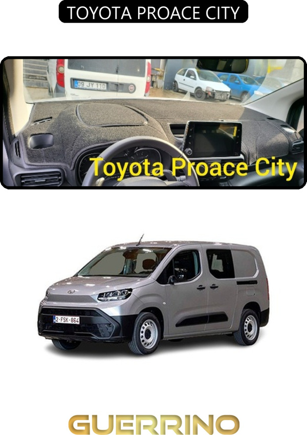Ett Toyota Proace Cıtytorpido Koruma Halısı Siyah Kenar  - Image 1