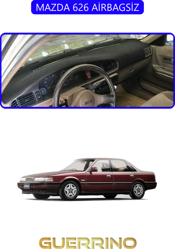 Ett Mazda 626 Airbagsiztorpido Koruma Halısı Mavi Kenar  - Image 1