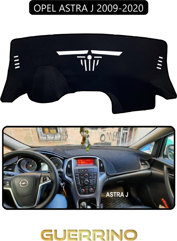 Ett Opel Astra J (2009-2020)Torpido Koruma Halısı Siyah Kenar  - Image 1