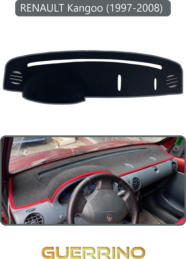 Ett Renault Kangoo (1997-2008) Torpido Koruma Halısı Gri Kenar  - Image 1