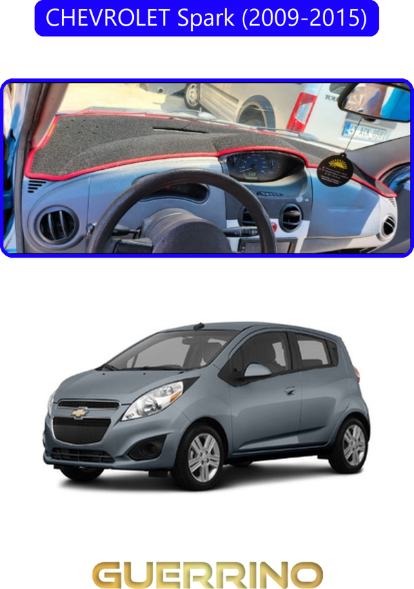 Ett Chevrolet Spark (2009-2015), Ravon R2,Torpido Koruma Halısı Mavi Kenar  - Image 1