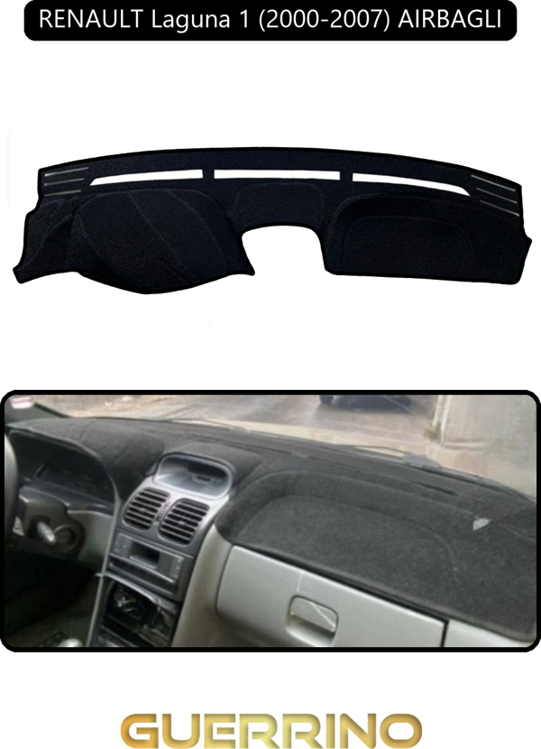 Ett Renault Laguna 1 (2000-2007) Aırbaglıtorpido Koruma Halısı Siyah Kenar  - Image 1