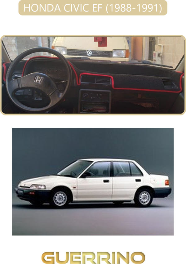 Ett Honda Cıvıc Ef 1988-1991Torpido Koruma Halısı Bej Kenar  - Image 1
