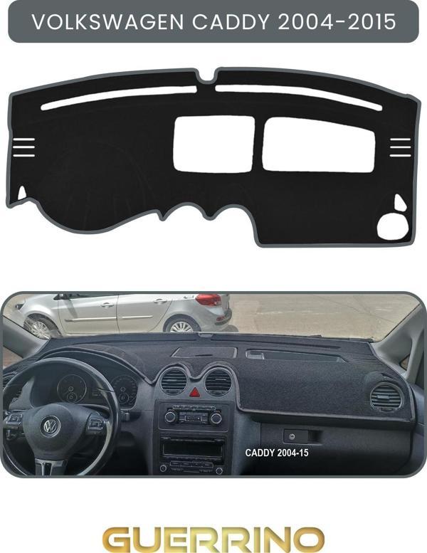 Ett Volkswagen Caddy (2004-2015 )Torpido Koruma Halısı Gri Kenar  - Image 1