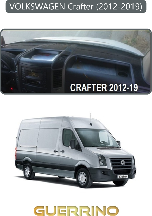 Ett Volkswagen Crafter (2012-2019)Torpido Koruma Halısı Gri Kenar  - Image 1