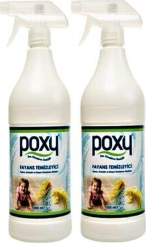 Poxy Banyo Fayans Temizleyici 1Lt 2'Li Set - Image 1