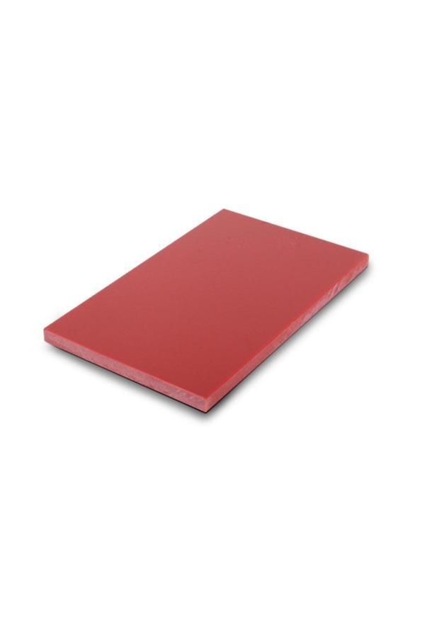 Türkay Polietilen Kesim Levhası - Kırmızı 30X50X2 Cm Kırmızı Et Çiğ Et Kesim Tahtası - Image 1