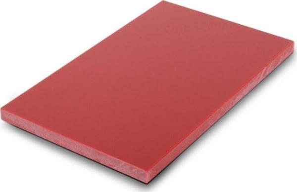 Türkay Polietilen Kesim Levhası - Kırmızı 30X50X2 Cm Kırmızı Et Çiğ Et Kesim Tahtası - Image 1