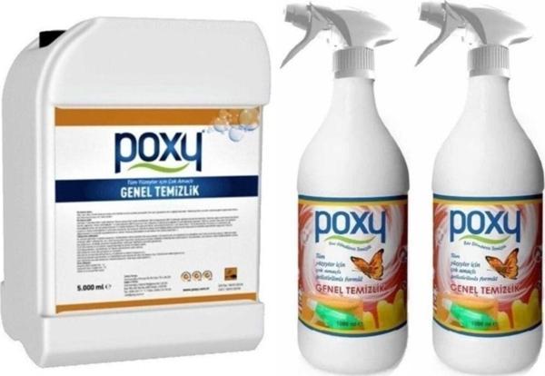 Poxy Genel Temizlik 5 Kg Genel Temizlik 1 Kg 2 Adet - Image 1